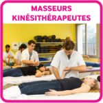 Etudiants bouton masseurs kinesitherapeutes IFMK